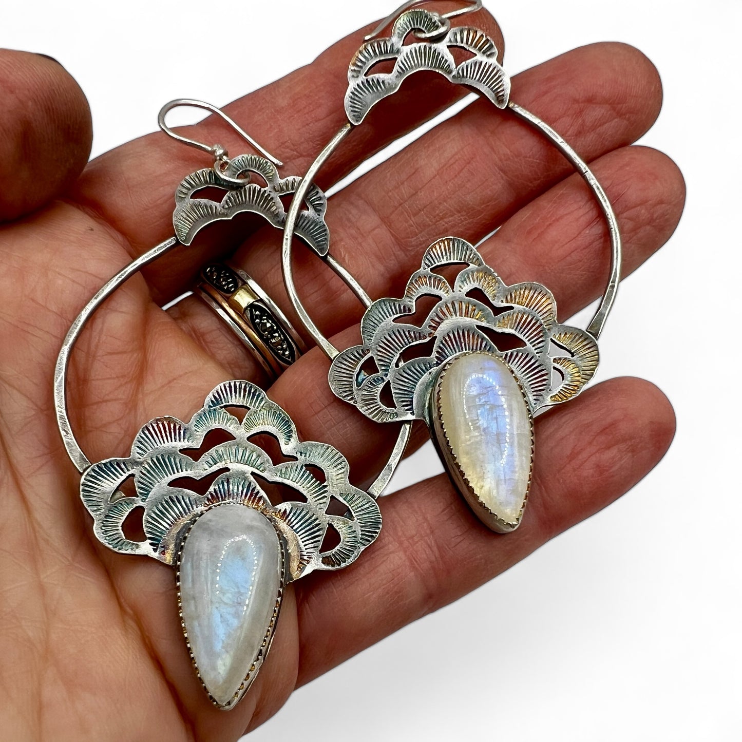 Moonstone Prairie Lace Earrings