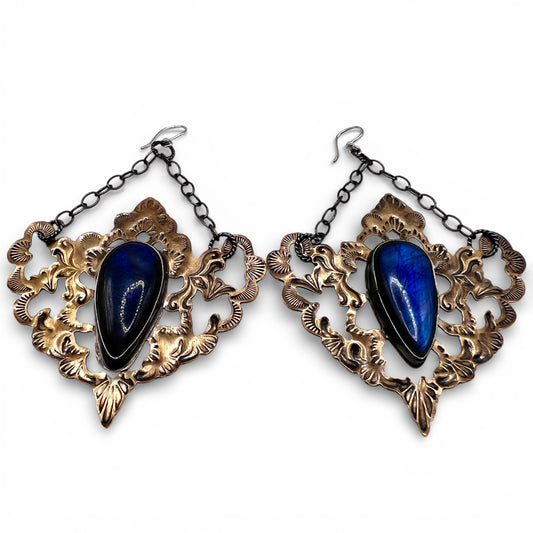 Lacey Labradorite Earrings