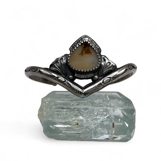 Dendritic Agate Gaviota Cuff Bracelet