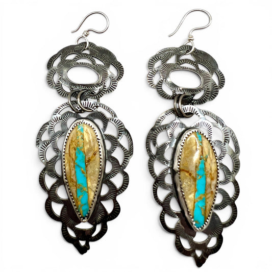 Royston Ribbon Lacey Earrings