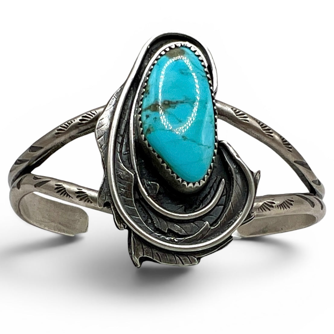 Kingman Turquoise Rose Parade Cuff Bracelet