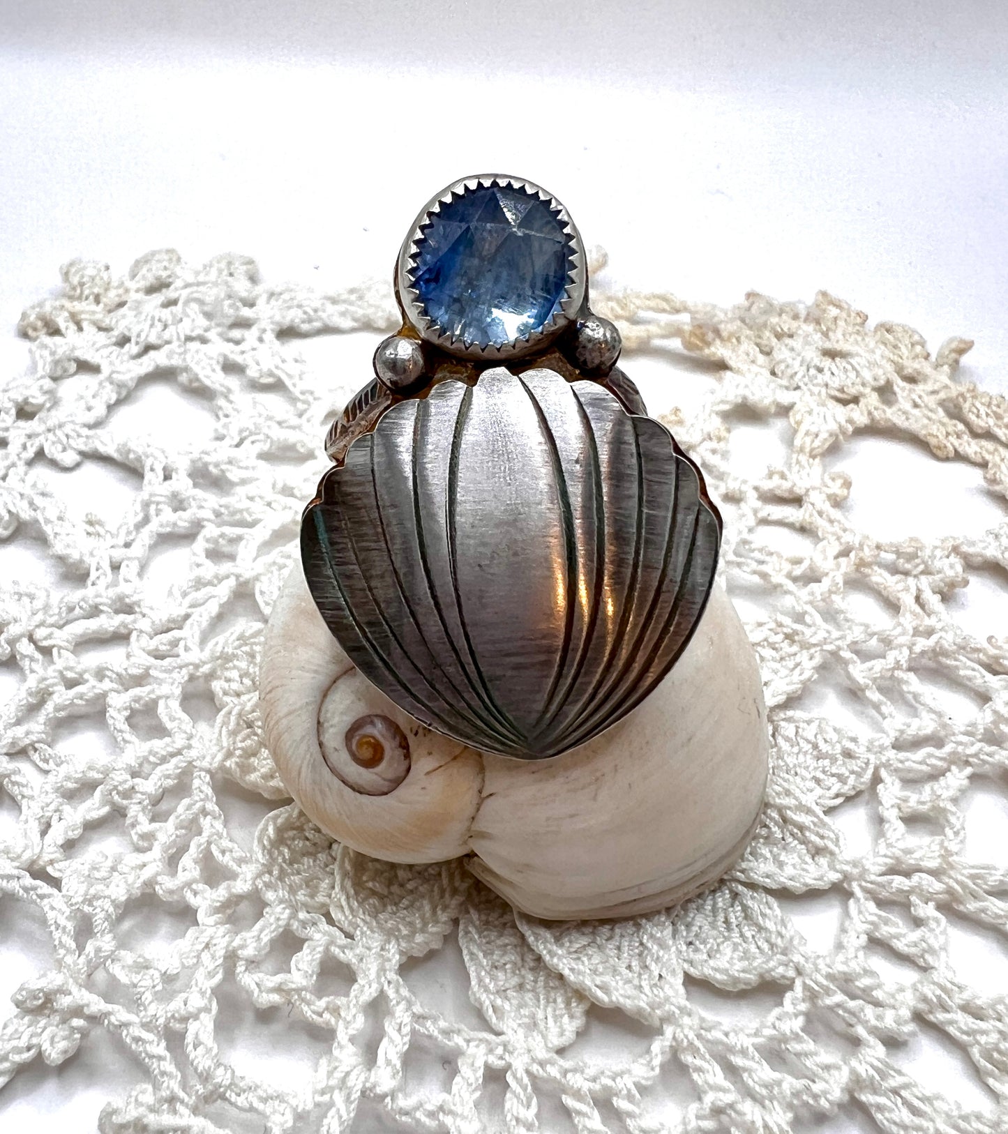 Kyanite Selkie Ring size 10.75
