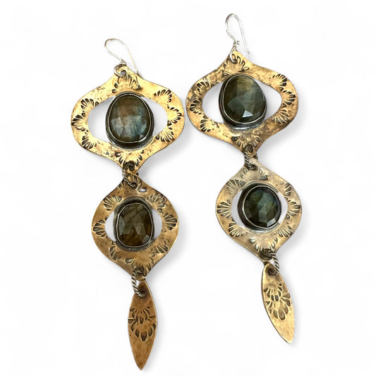 Bombay Beach Labradorite Earrings
