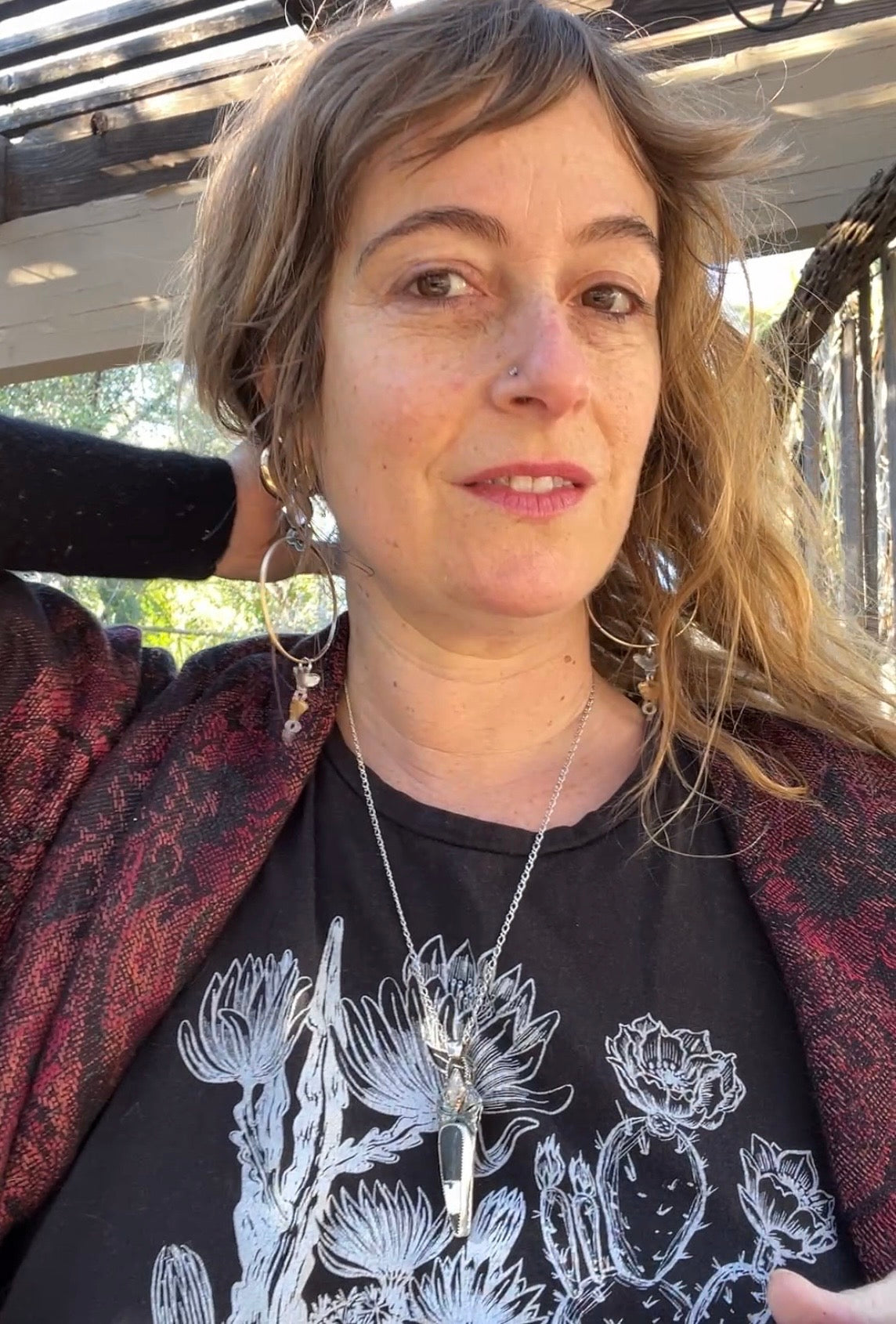 Herkimer Diamond and White Buffalo Turquoise Necklace