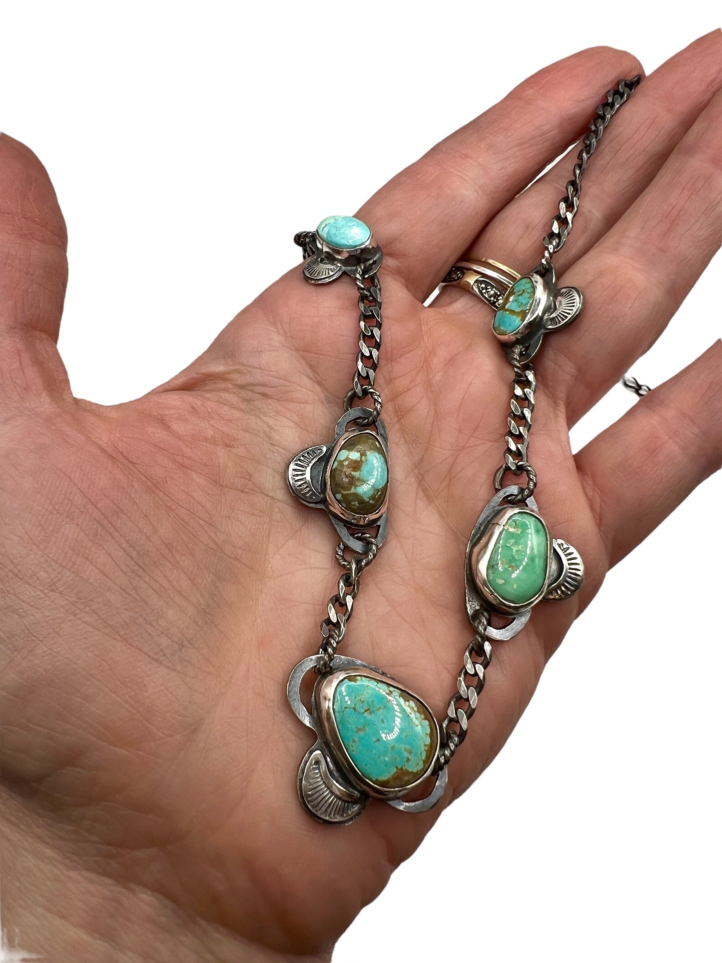 5 Kingman Turquoise Necklace