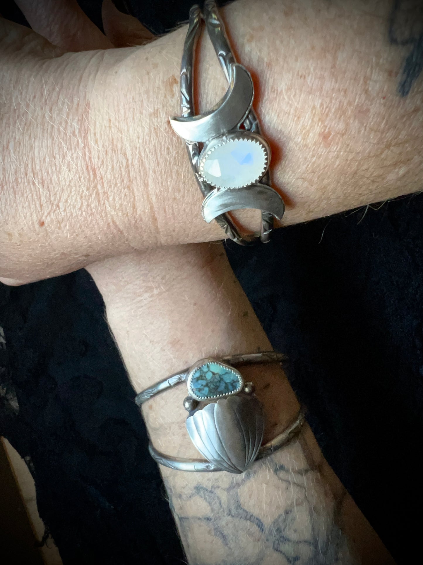 Pollywog Variscite Selkie Cuff Bracelet