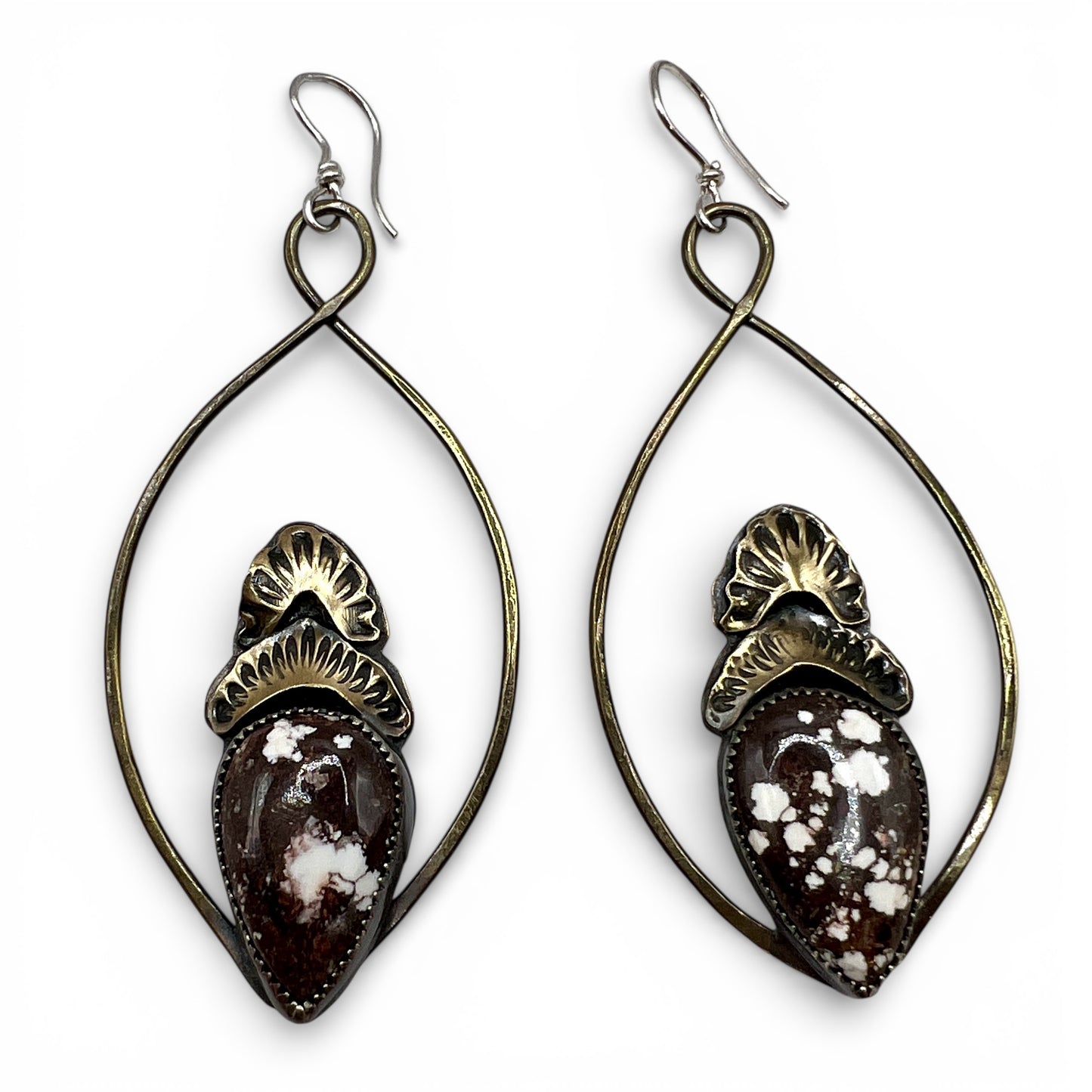 Prairie Earrings with Wild Horse Magnesite