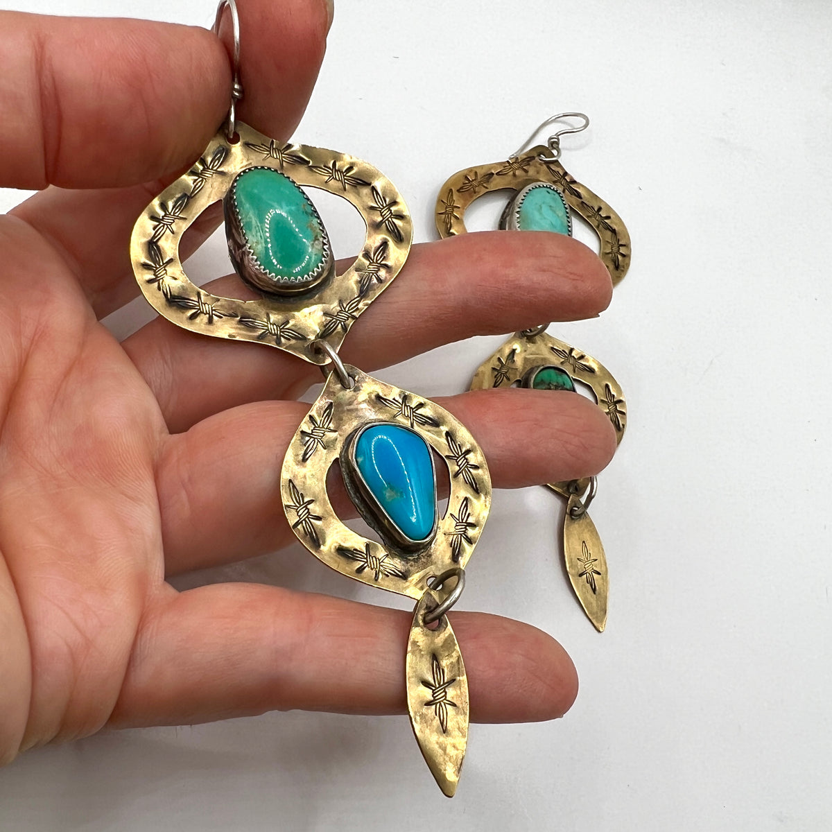 Bombay Beach All Turquoise Earrings